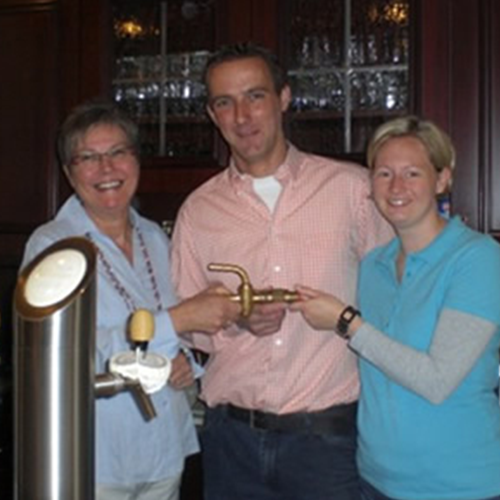 Hauptraum der Gaststätte